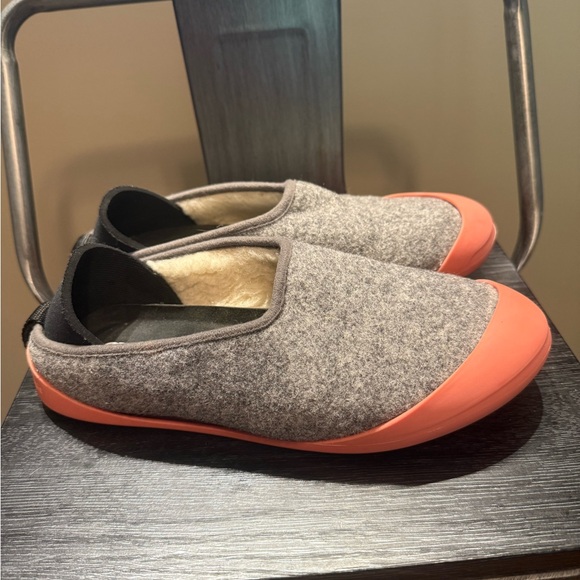 Mahabis Classic Wool Women's Slippers Larvik Light Grey EU Size 37 US 6.5 - Picture 1 of 10
